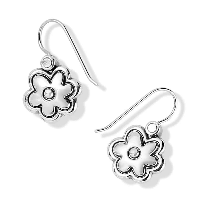 Harmony Flower French Wire Earrings