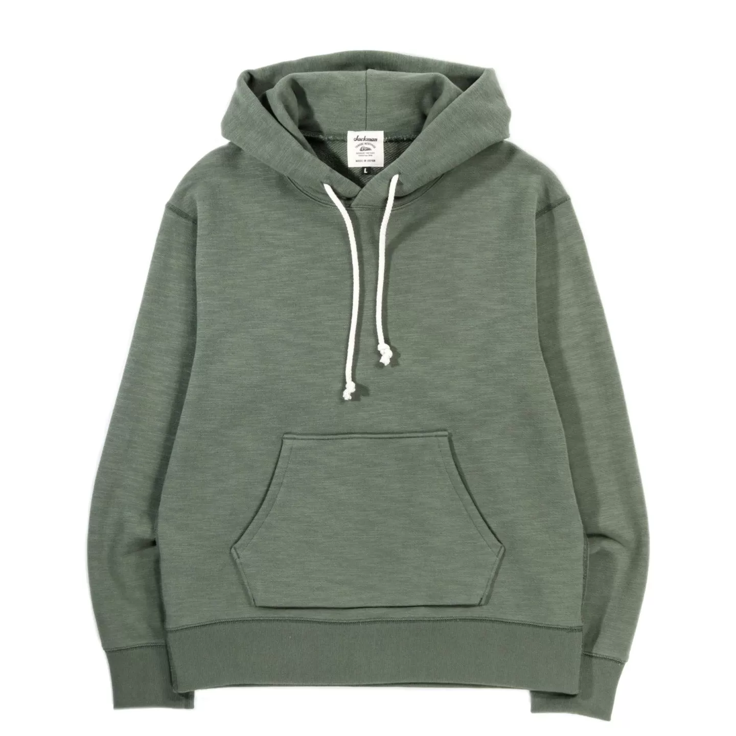 JACKMAN GG SWEAT PULLOVER PARKA ASH GREEN