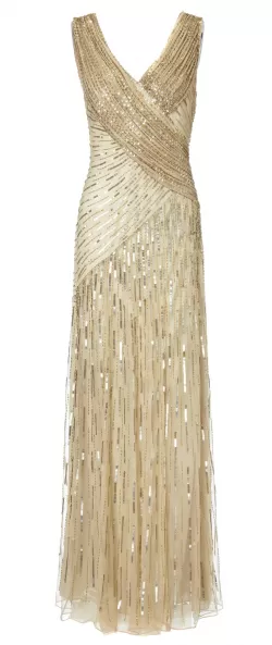 Juliet Sequin Gown Gold