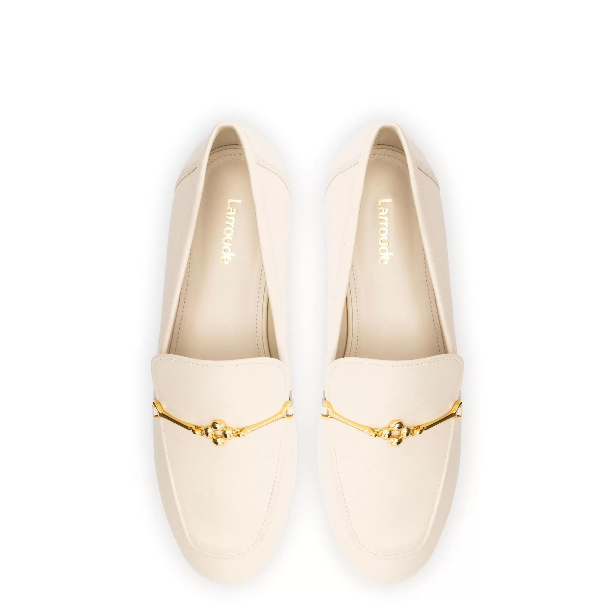 Katherine Loafer In Ivory Leather