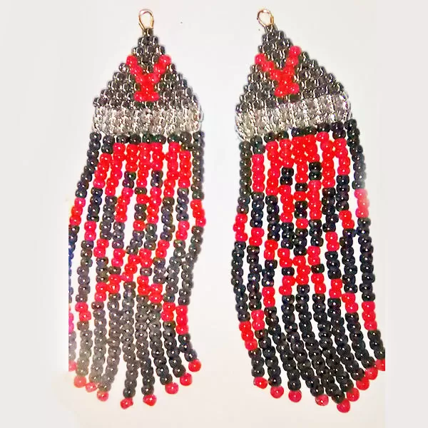 Kyomi Halloween Fringe Earrings