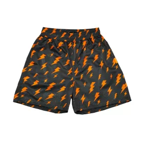 LIGHTNING MESH SHORTS BLACK/ORANGE