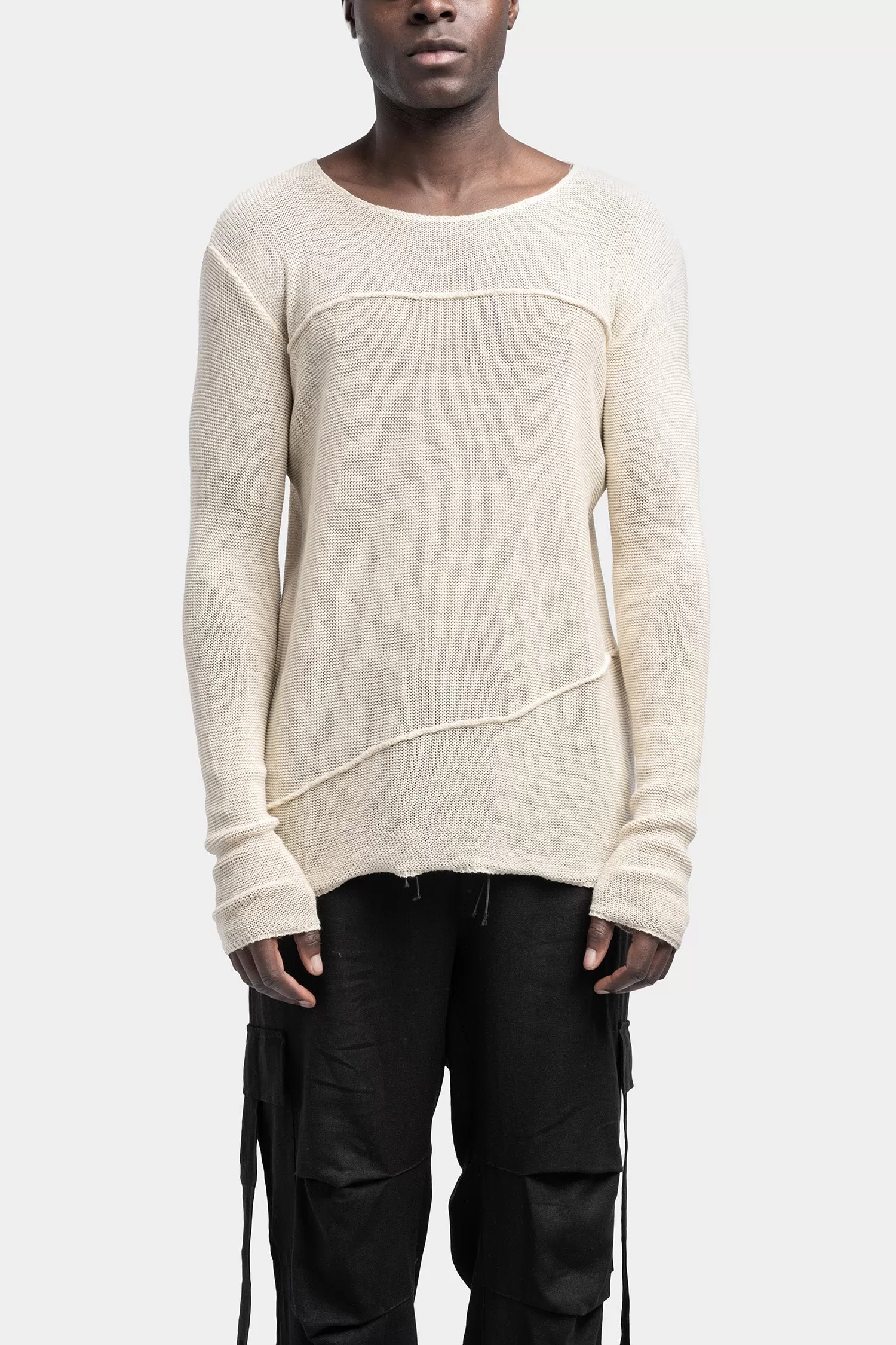 Lightweight knit sweater, Sand