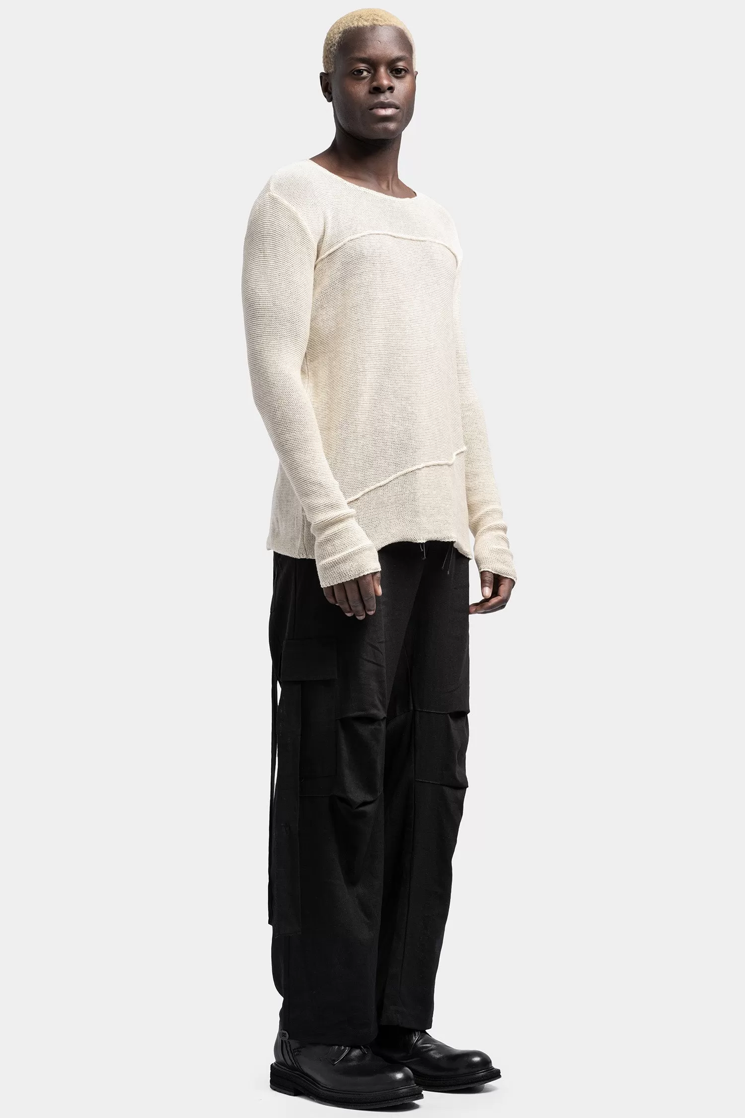 Lightweight knit sweater, Sand