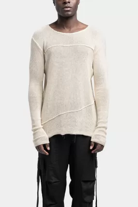 Lightweight knit sweater, Sand