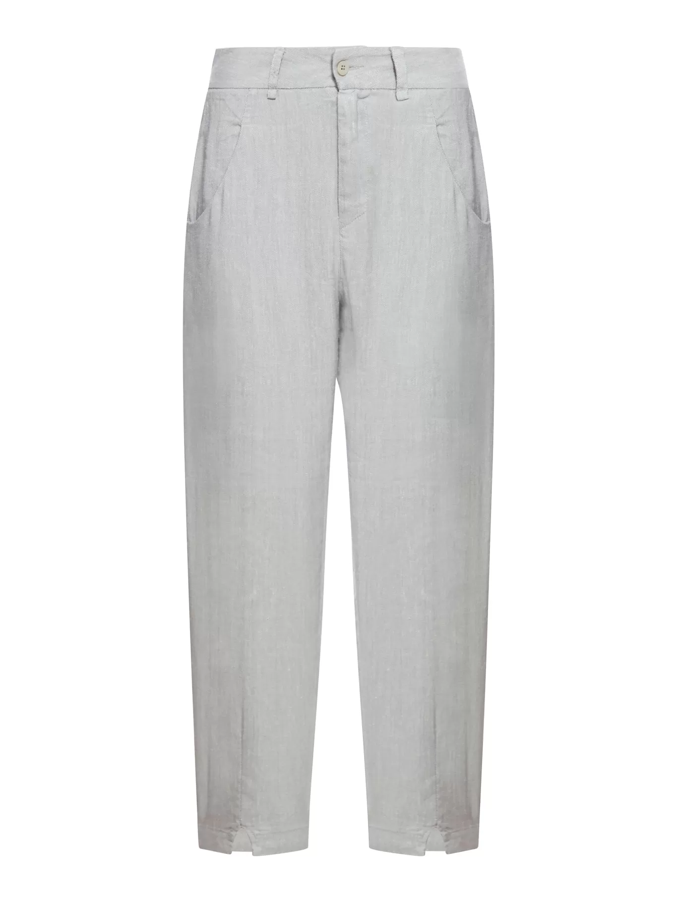 linen blend trousers