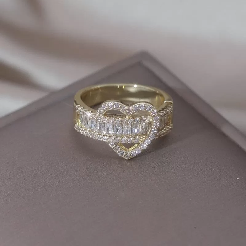 Luxury Love Diamond Resizable Ring