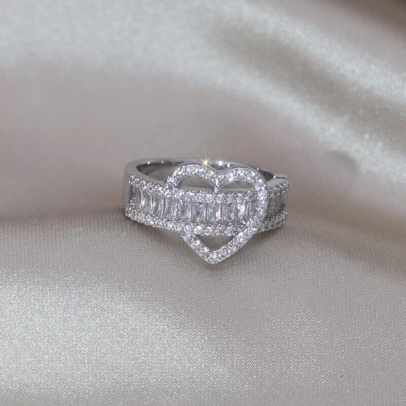 Luxury Love Diamond Resizable Ring