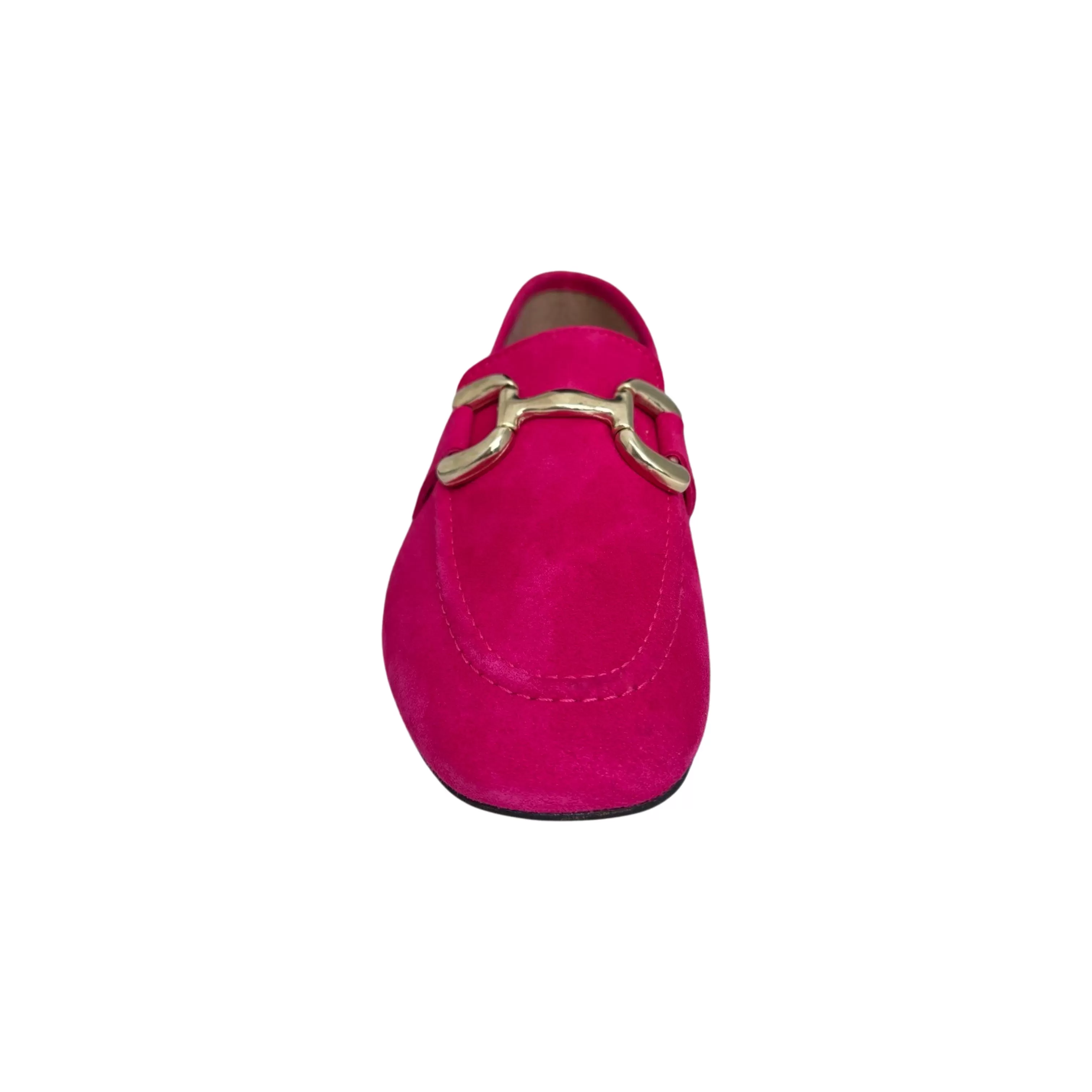 Macie Fushia Suede Loafer