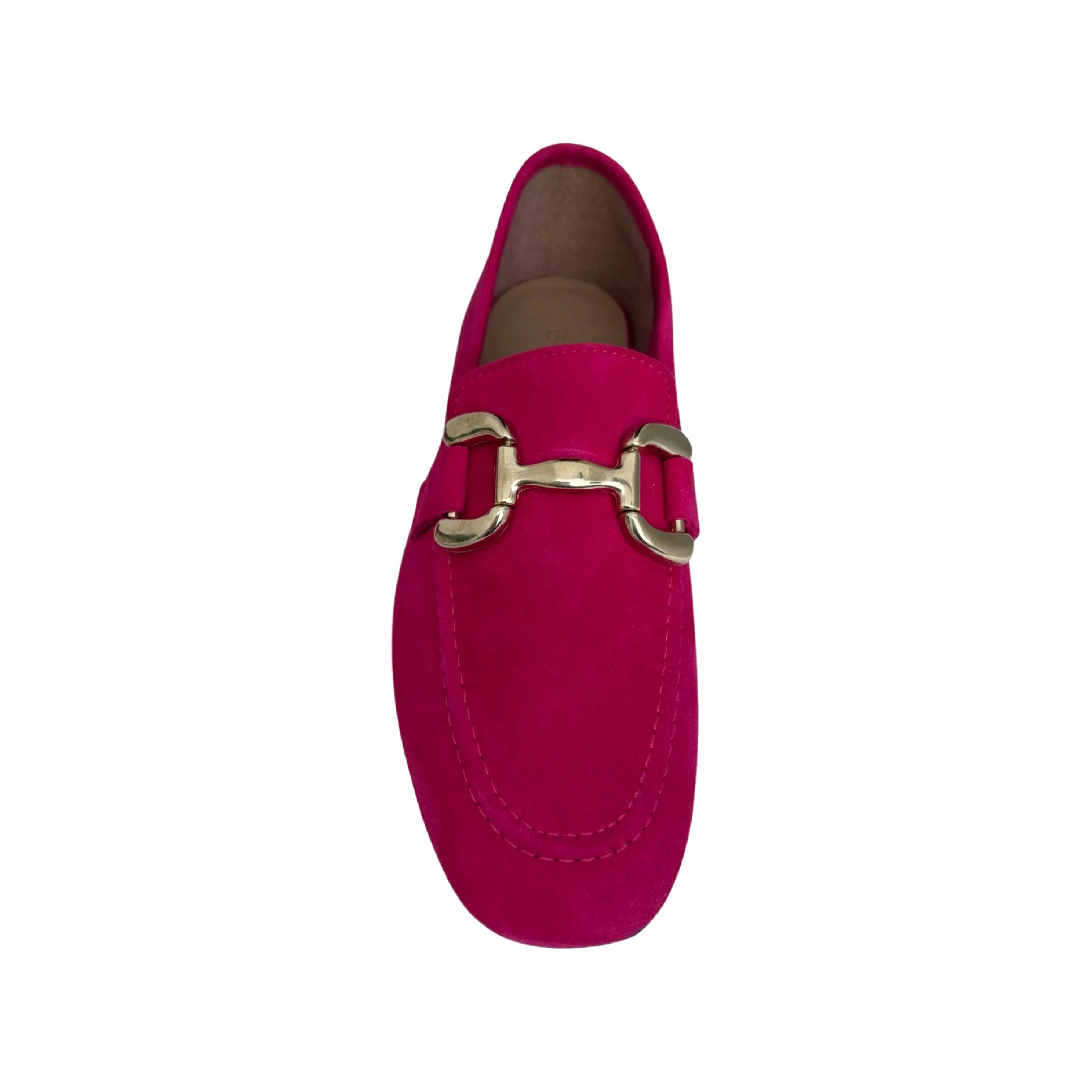 Macie Fushia Suede Loafer