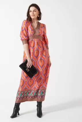 Marc Angelo Long Sleeved Maxi Dress