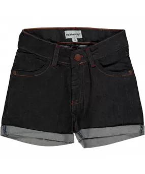 Maxomorra Dark Denim Blue Short Shorts