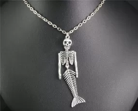 Mermaid Skeleton Necklace