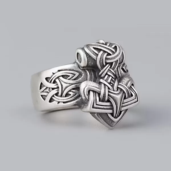 Mighty Hammer Ring - Bronze or Sterling Silver