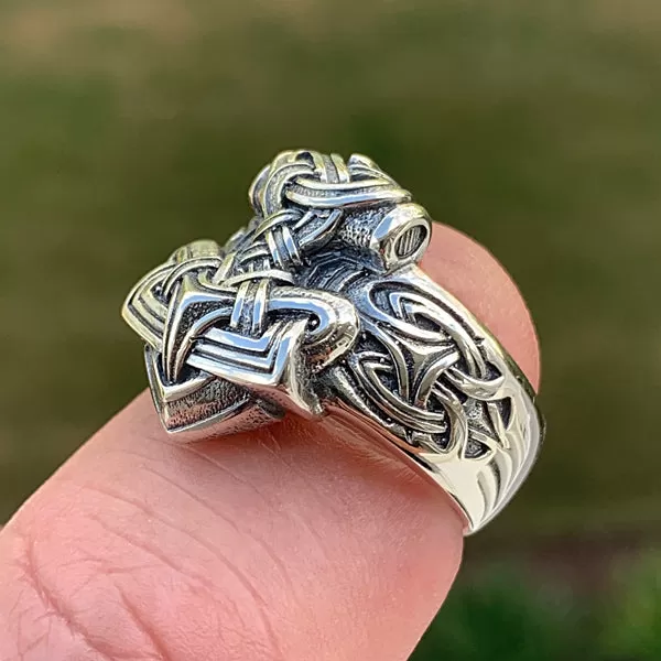 Mighty Hammer Ring - Bronze or Sterling Silver