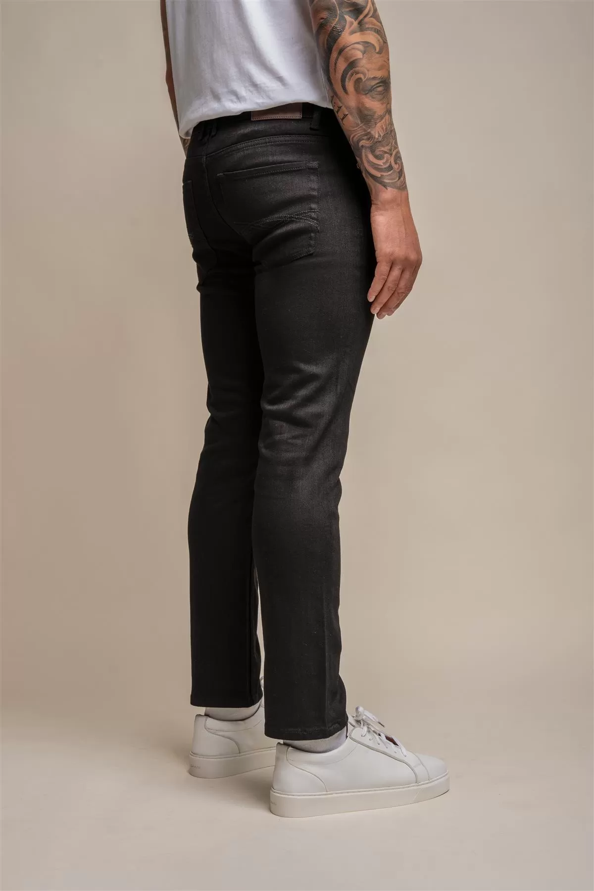 MIlano Black Stretch Denim Jeans