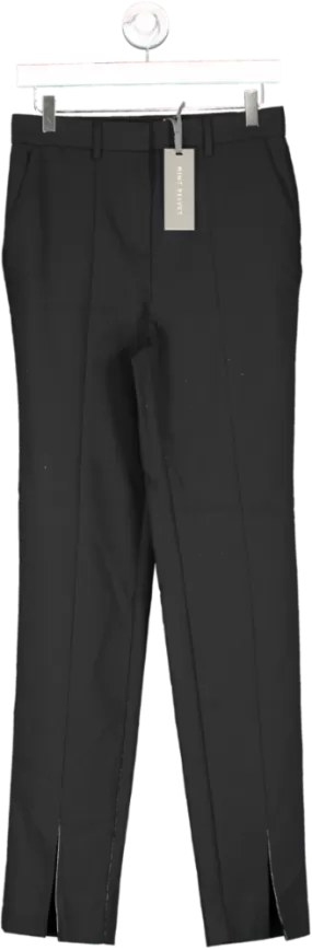 Mint Velvet Black Silm Cotton Trousers UK 10