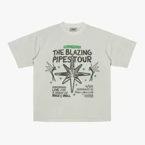 MJ & THE BUDS 'BAND TEE' 'SMOKE GREEN'