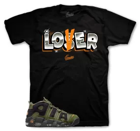 More Uptempo 96 Cargo Khaki Lover Shirt