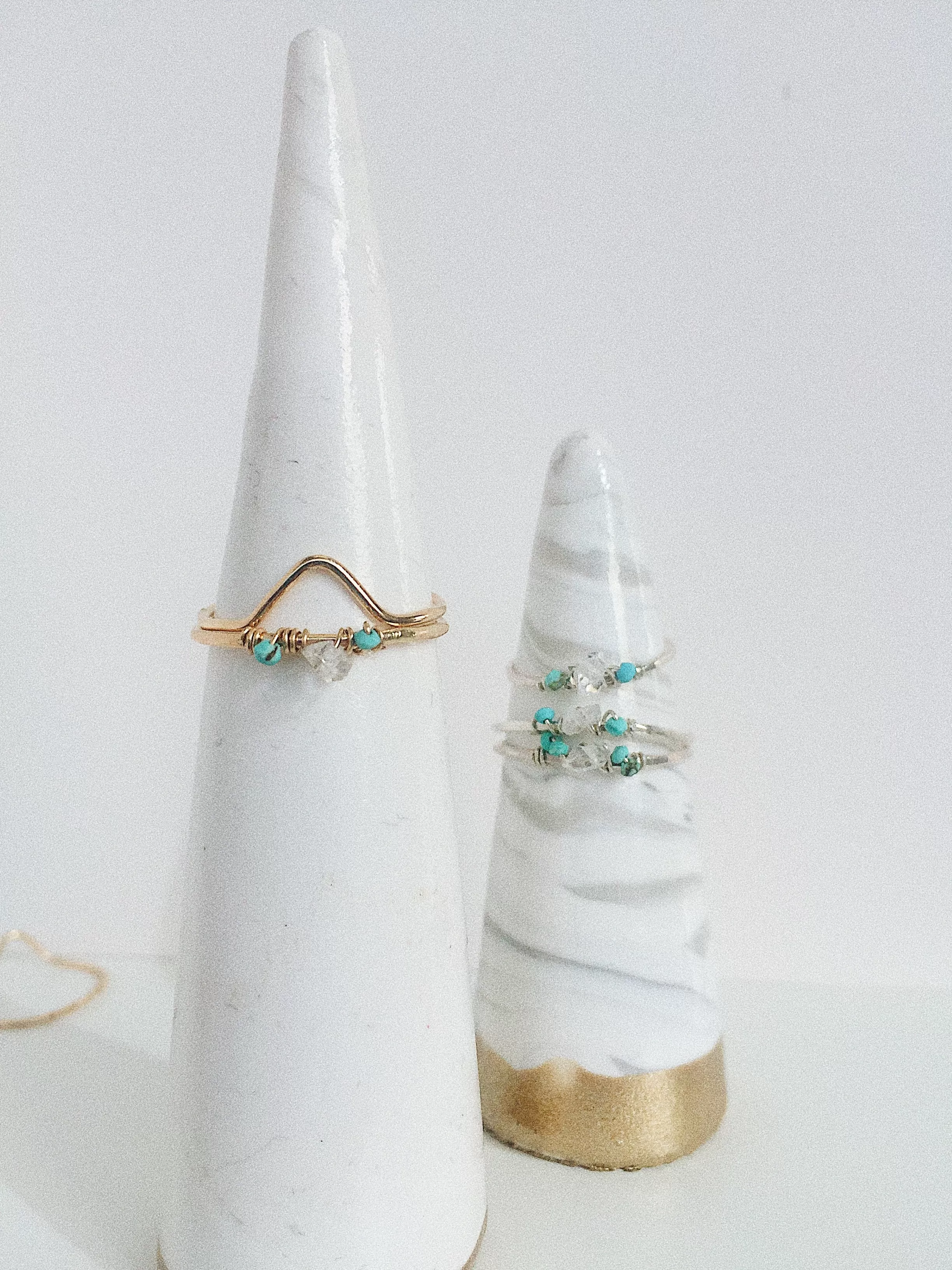 Mountain Stacking Ring-14k Gold Filled OR Sterling