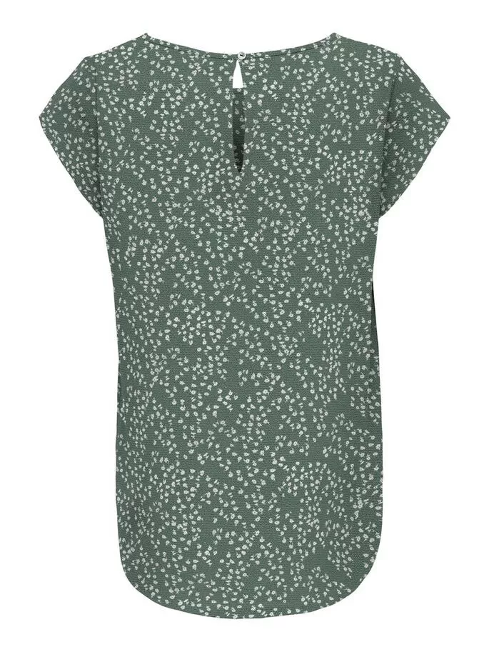 Nova Lux Short Sleeve Patterned Top