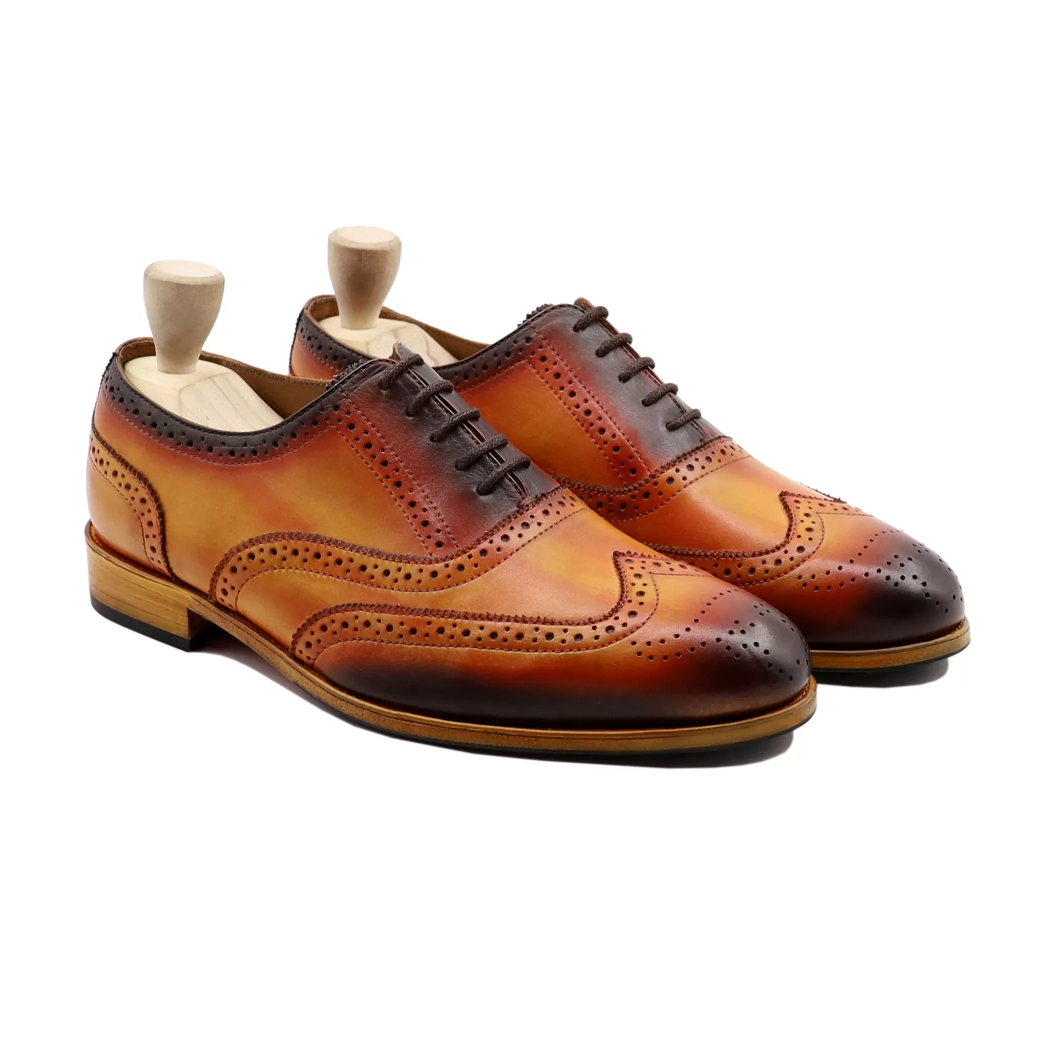 Orland - Men's Burnish Tan Calf Leather Oxford