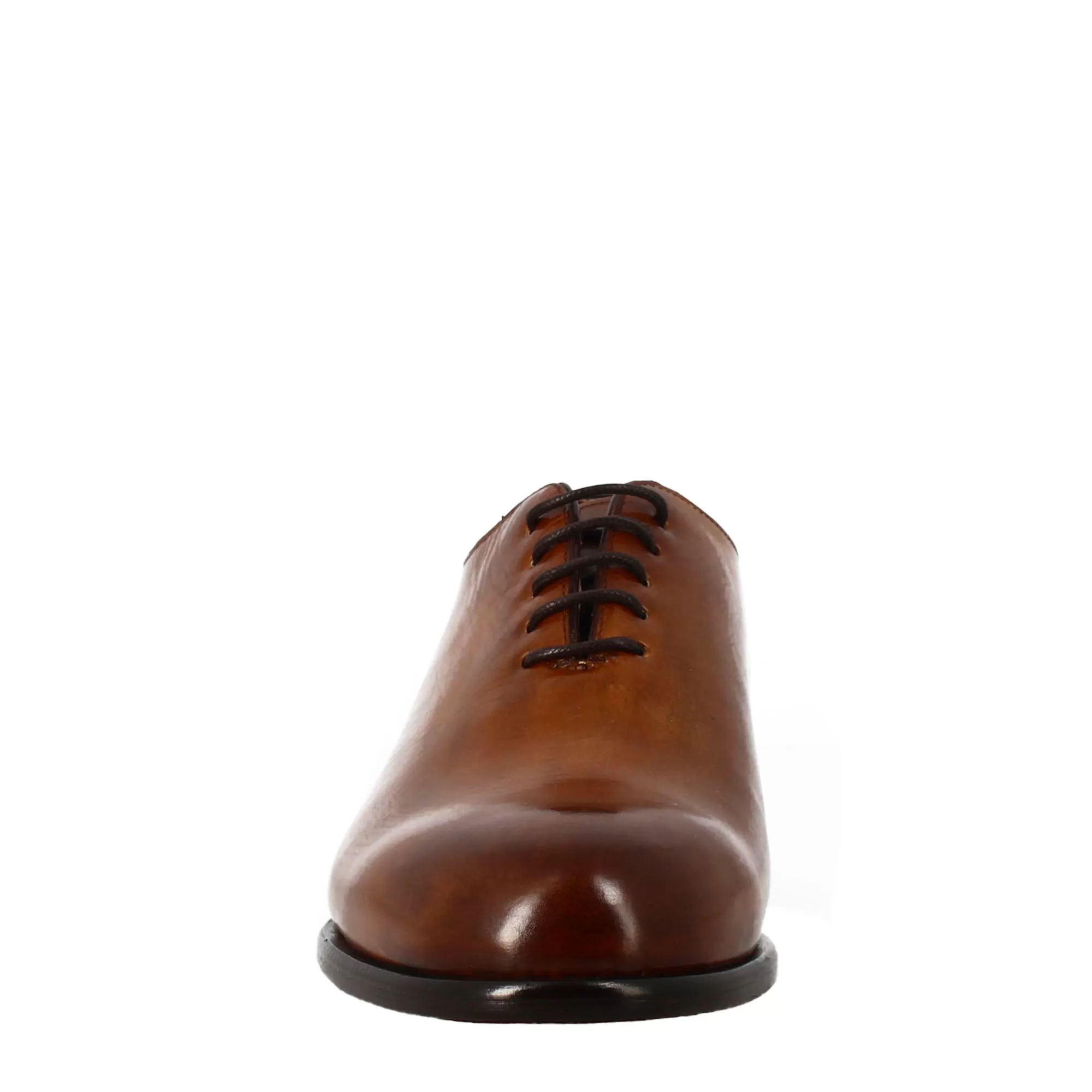 Oxford wholecut marrone siena elegante da uomo in pelle