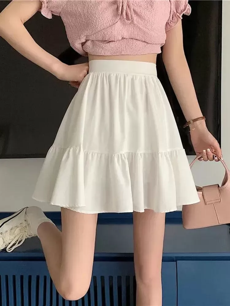 Preppy Style A-Line Skirt