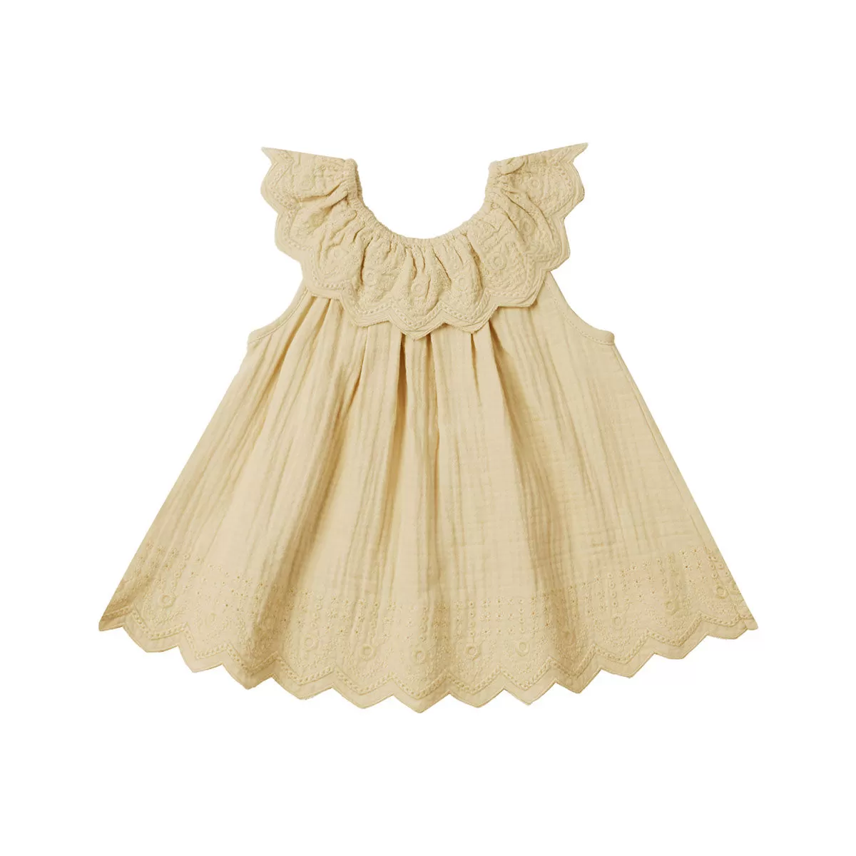 Quincy Mae Isla Dress - Lemon