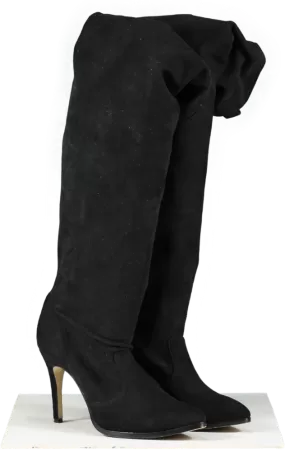 Raye Black Over The Knee Boot UK 8 EU 41 👠