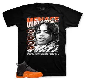 Retro 12 Brilliant Orange Shirt - Nineties - Black