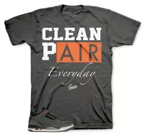 Retro 3 Fear Shirt - Clean Pair - Charcoal