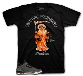 Retro 3 Fear Shirt - Santa Muerte - Black