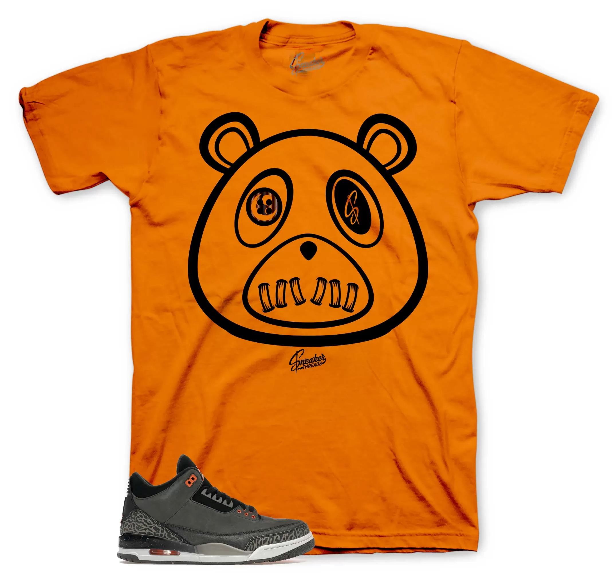 Retro 3 Fear Shirt - ST Bear - Orange