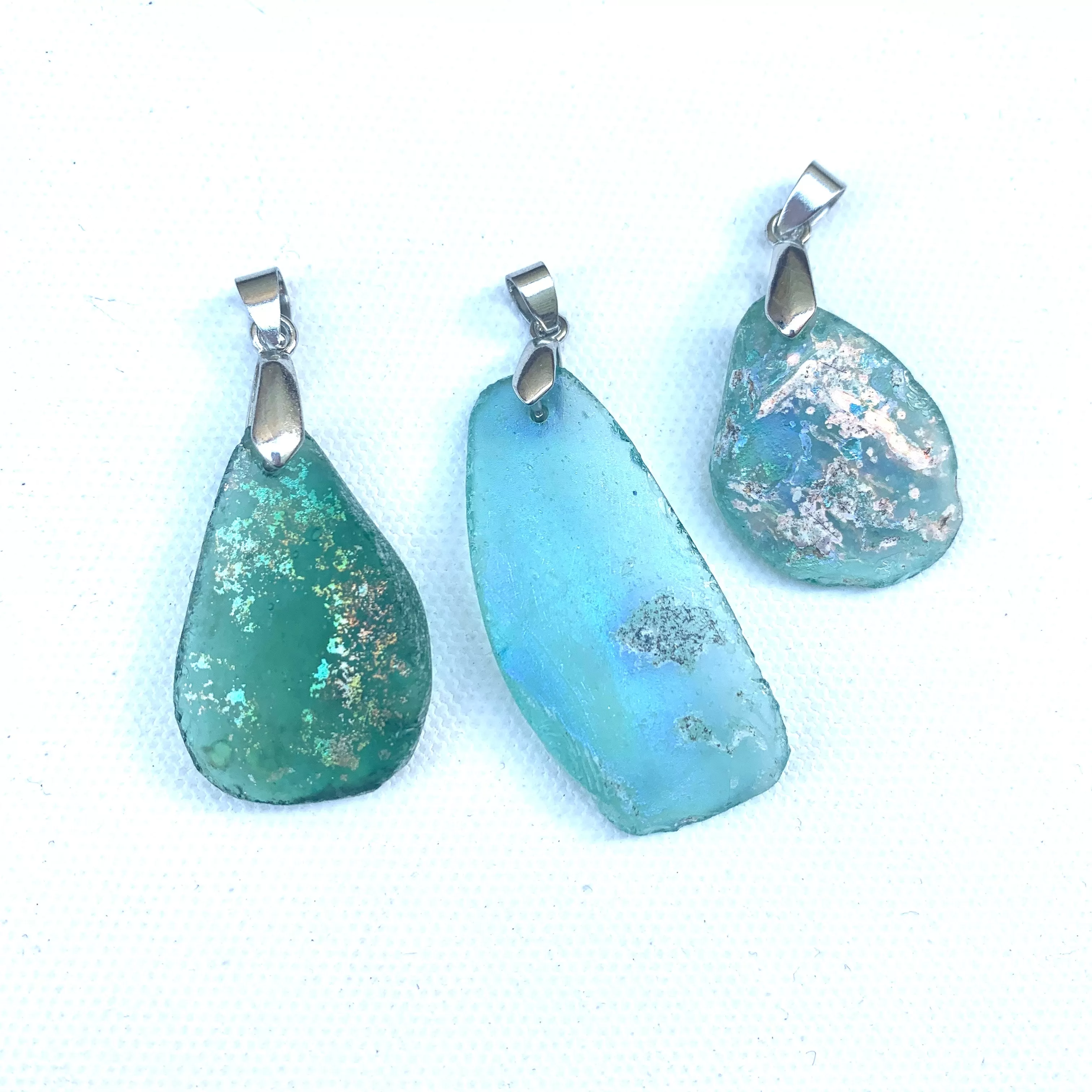 Roman Glass Pendants