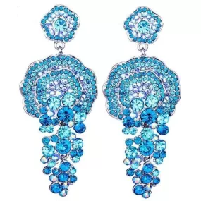 Santania Beaded Cluster Earrings