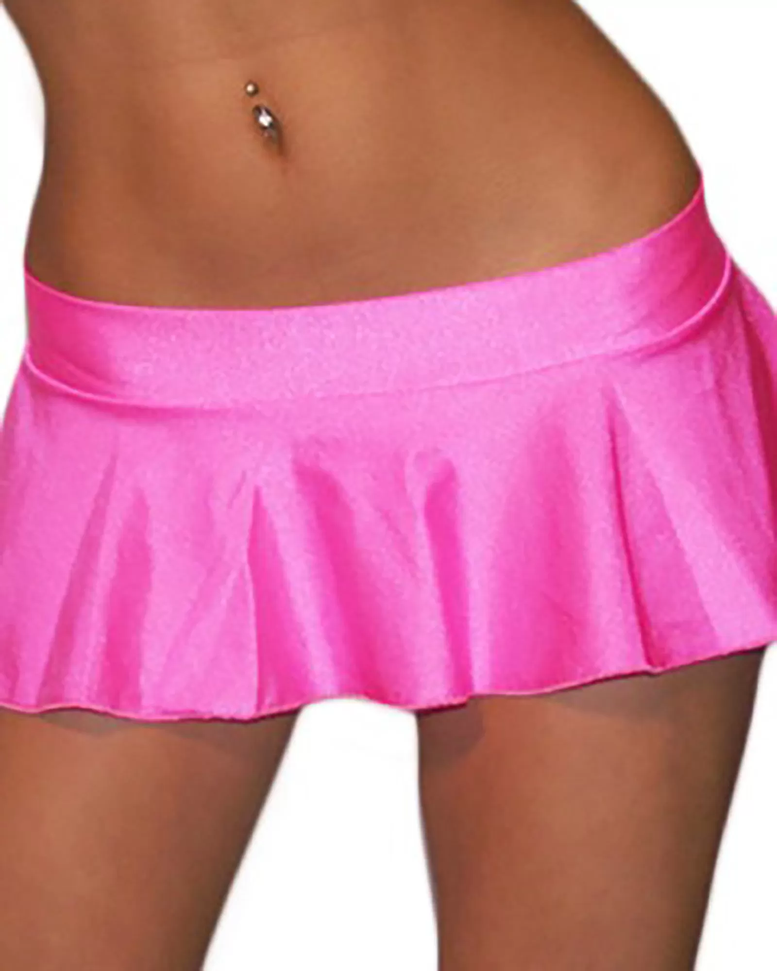 Sexy Hot Pink Extreme Ruffle 7 Inch Mini Skirt