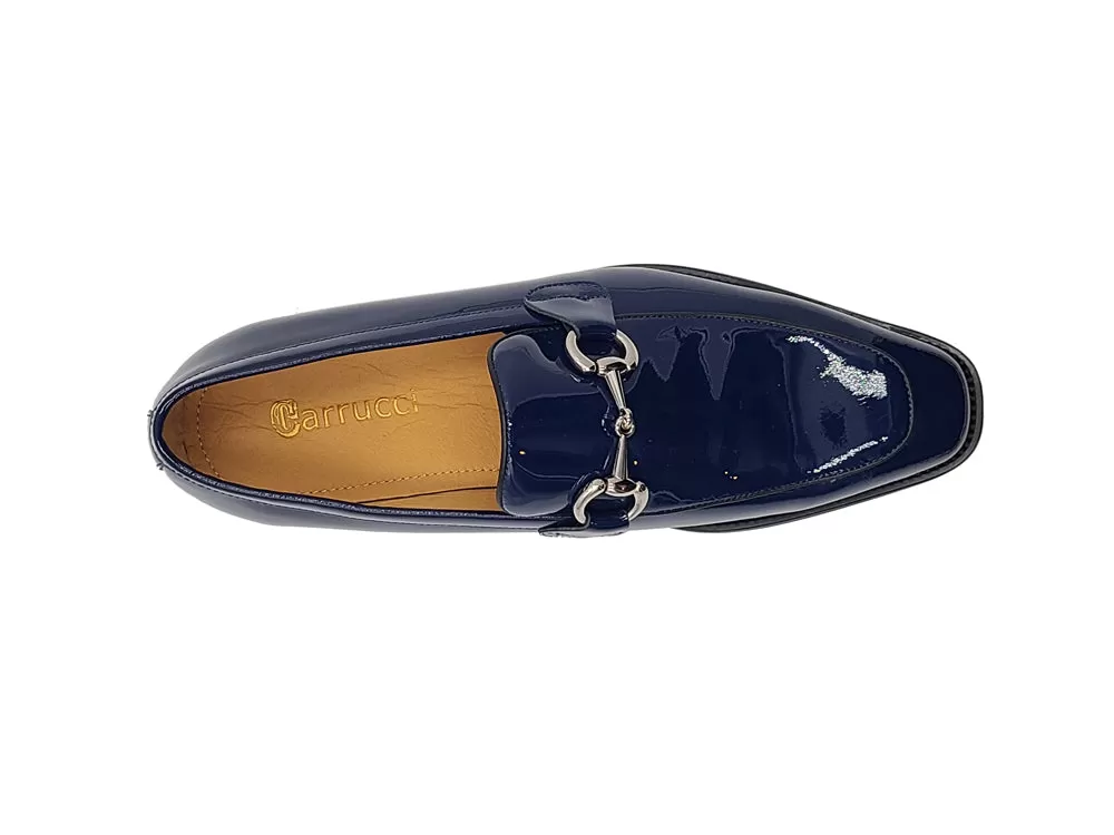 Signature Horse Bit Soft Calfskin Patent Leather Loafer