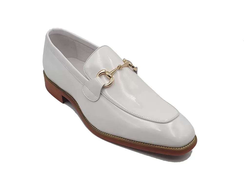 Signature Horse Bit Soft Calfskin Patent Leather Loafer