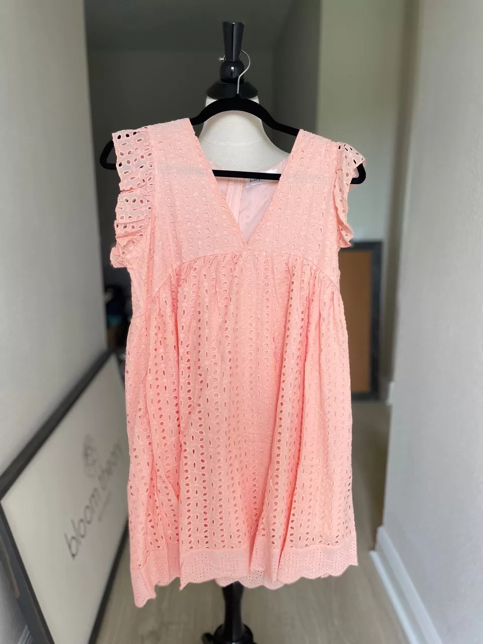 *Size L: Trendy Romper Dress - Orange