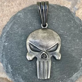 Skull Galvanized Pendant - Necklace (466)