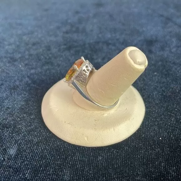 SmokyTopazSterling Ring