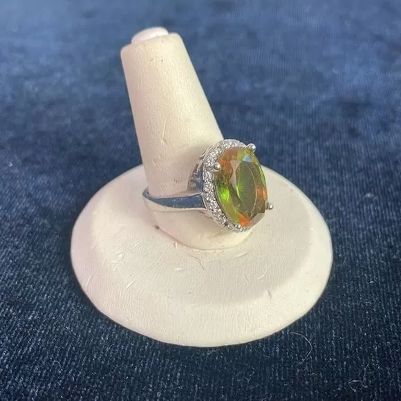 SmokyTopazSterling Ring