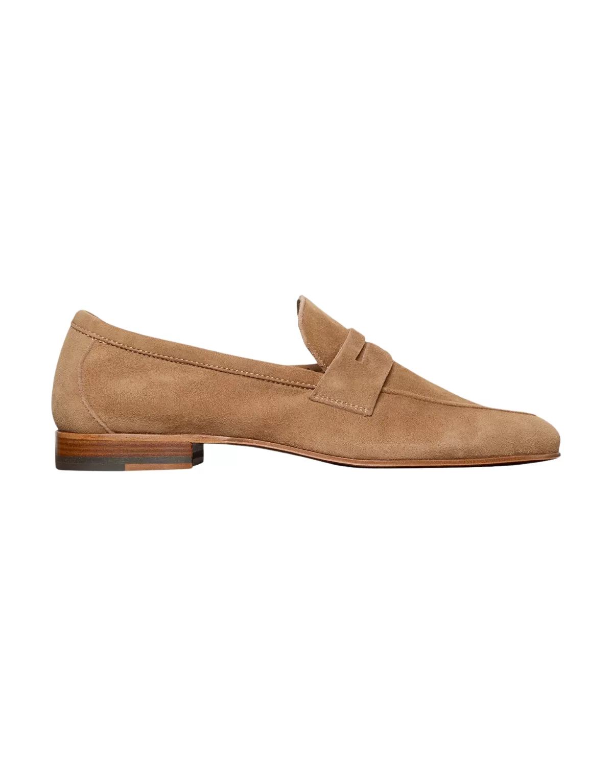 Summer Penny Loafer (Dark Taupe Suede)