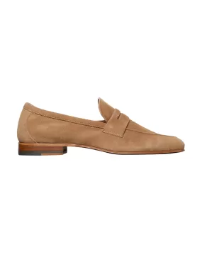 Summer Penny Loafer (Dark Taupe Suede)