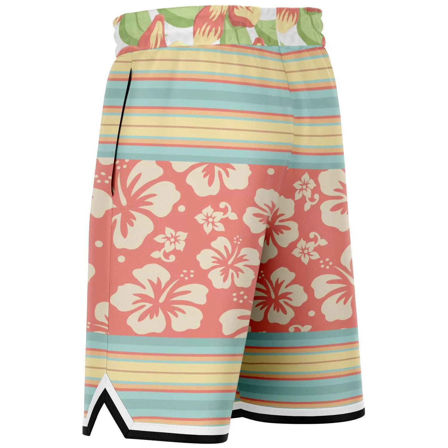 Surf's Up Kowabunga Unisex Basketball Shorts