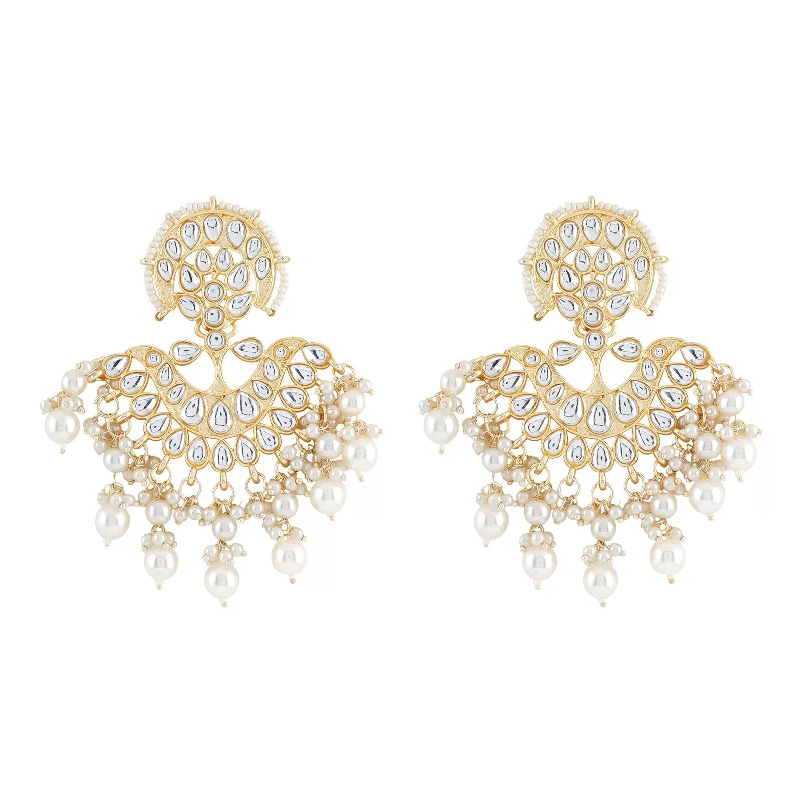 Teejh Utsavi Pearl and Polki Earring