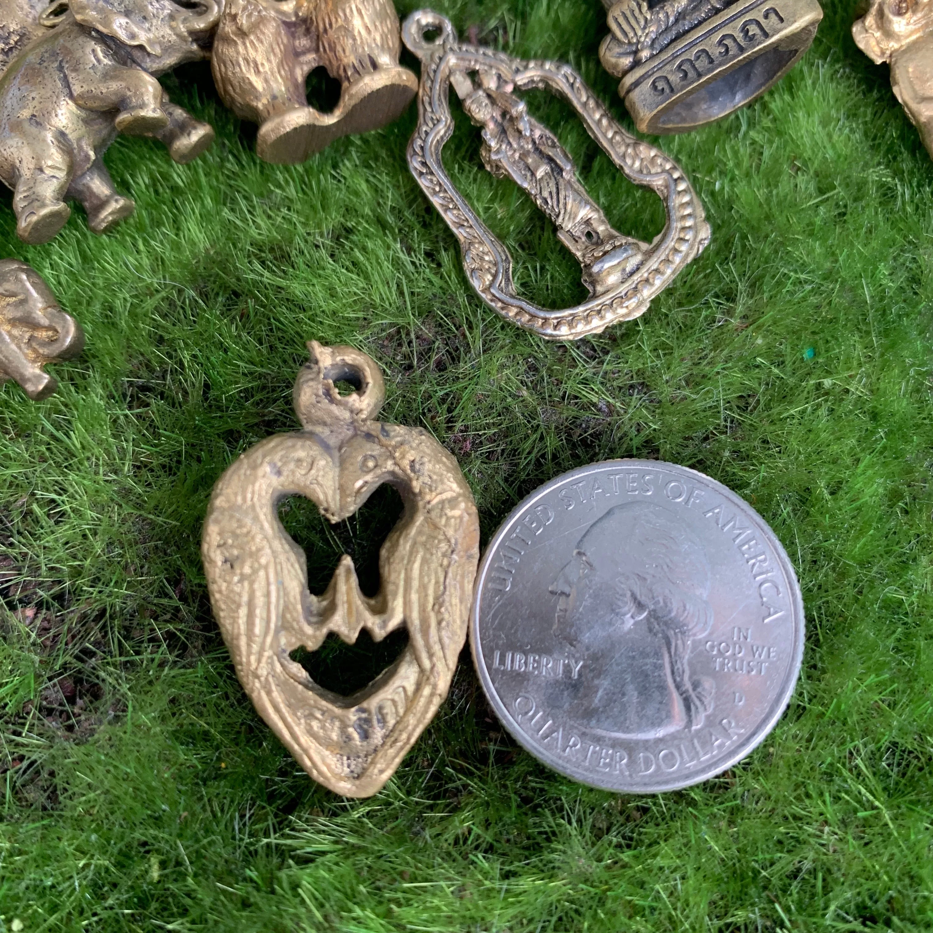 Thai Brass Pendants