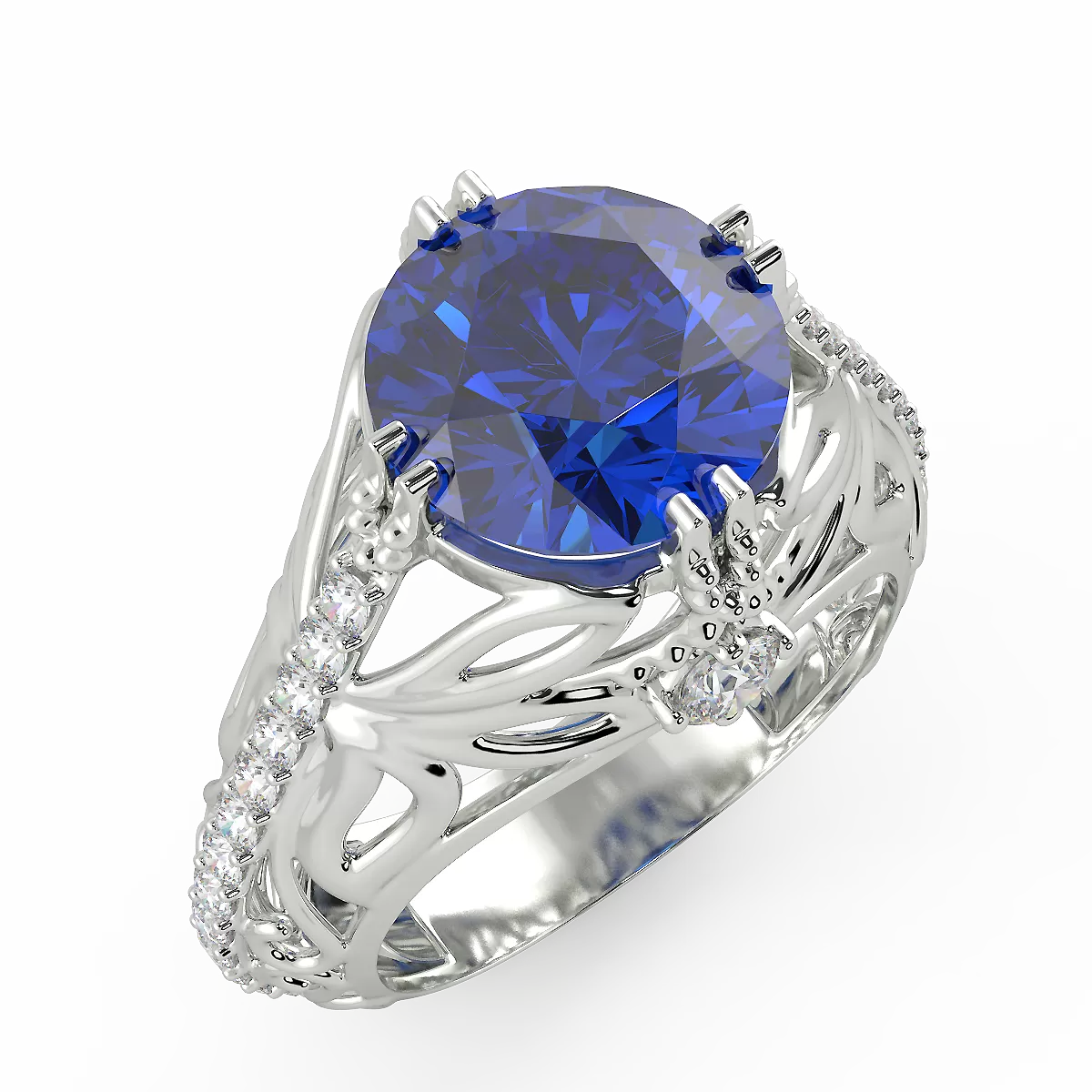 The Blue Sky Ring (925 Sterling Silver)