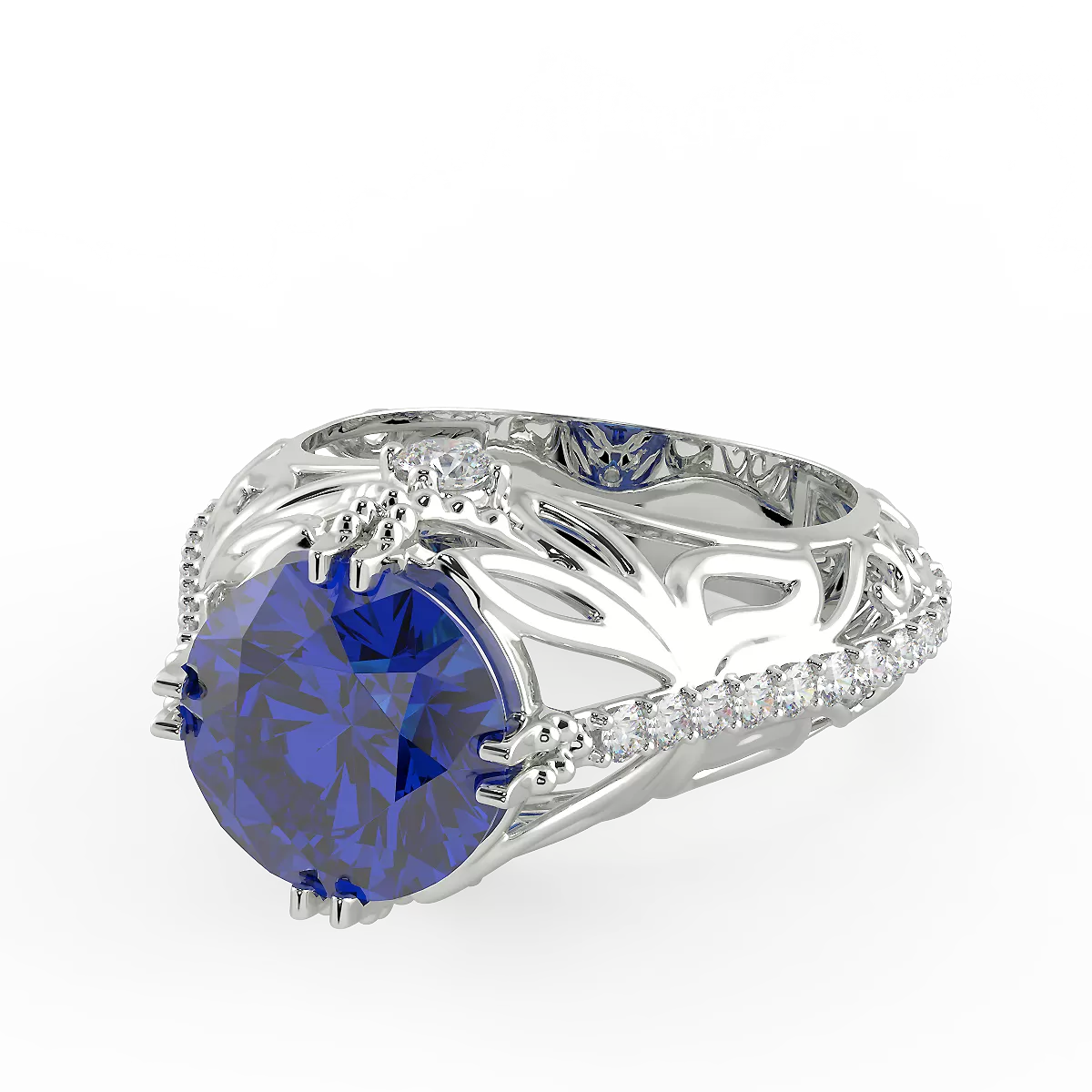 The Blue Sky Ring (925 Sterling Silver)